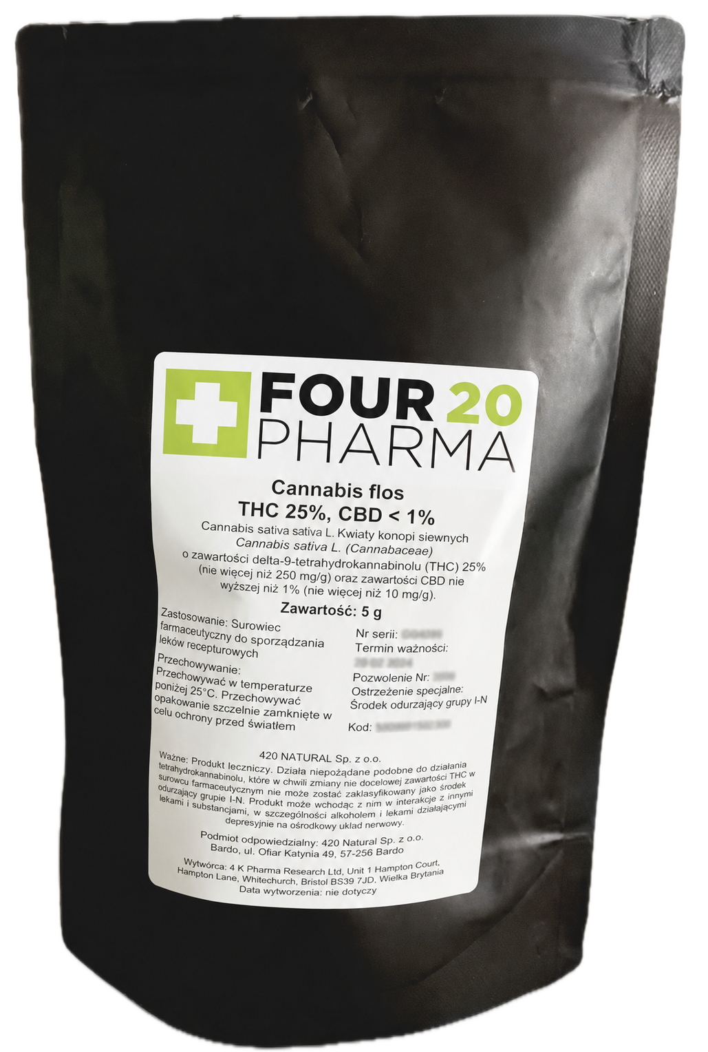 GMO — Four 20 Pharma